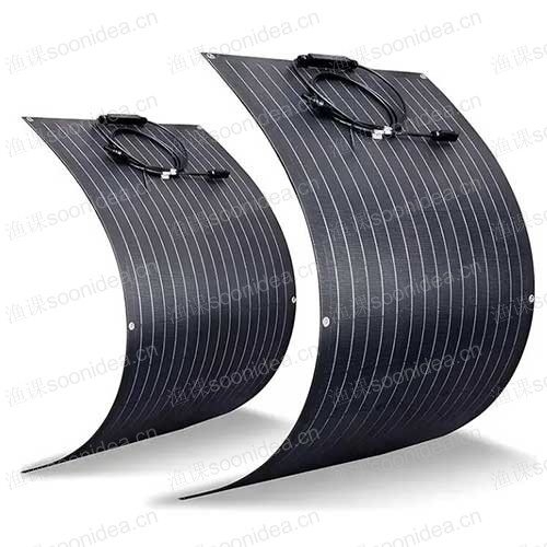 Flexible carport solar panels